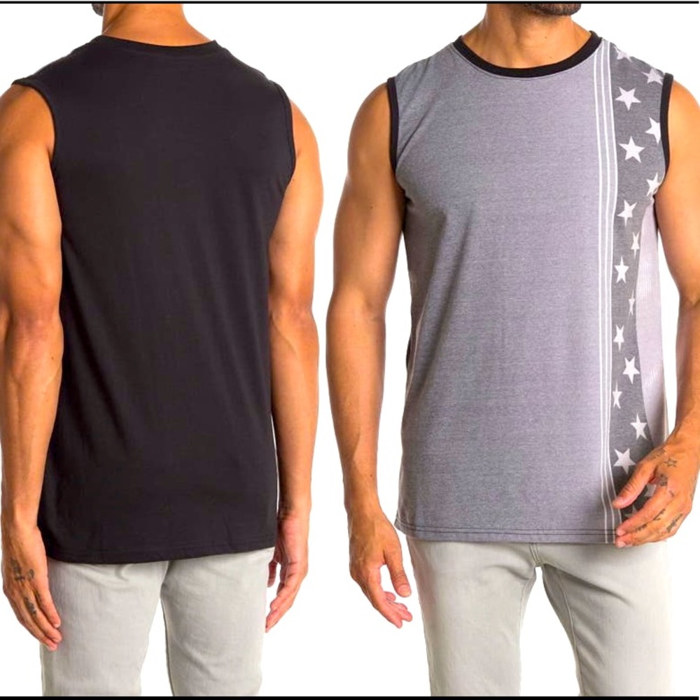 Burnside Stars & Stripes Muscle Tank Size Small